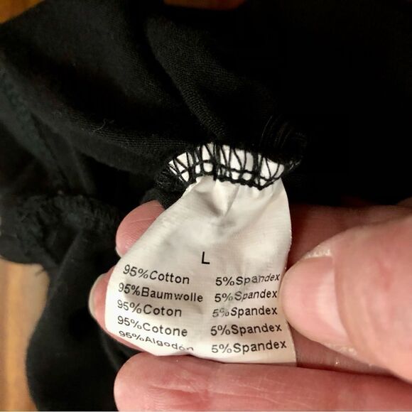 Ginkana Women’s Black Hooded Maternity Top with Front Pockets Size Large - Picture 7 of 9